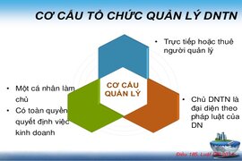 Thủ tục đăng ký thành lập doanh nghiệp tư nhân